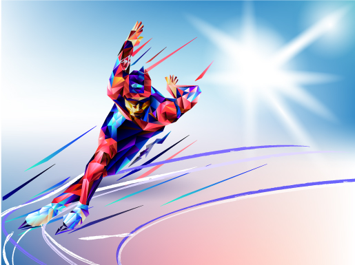 Speed-Skater-Illustration